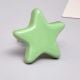 Green Ceramic Star Cabinet Knobs for Nursery